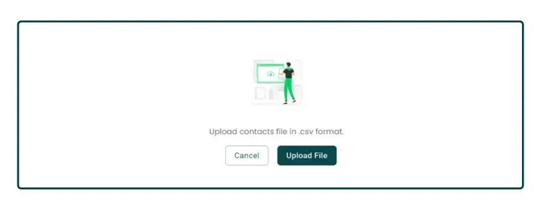 4 Upload your Contacts in a csv File.webp