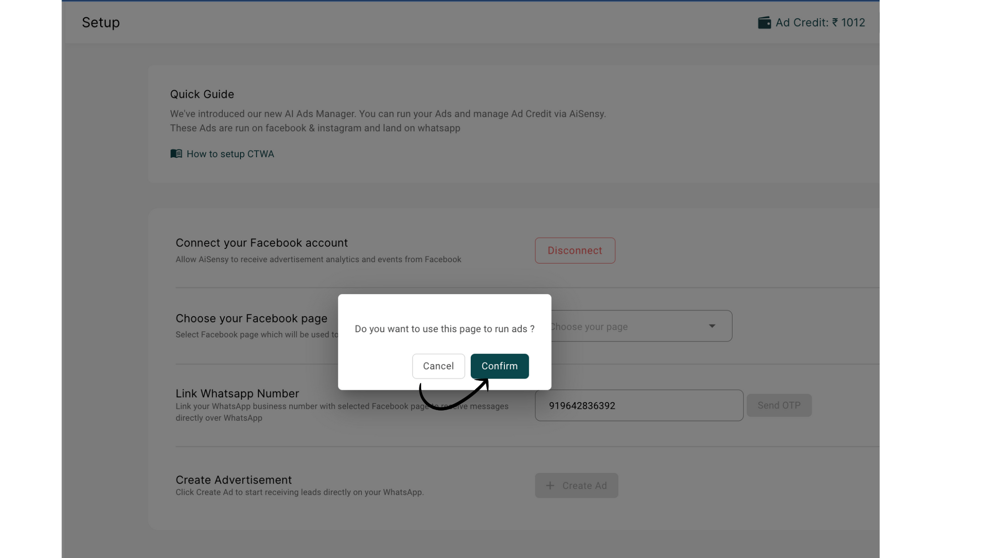 Confirm the page you selected by clicking Confirm.png