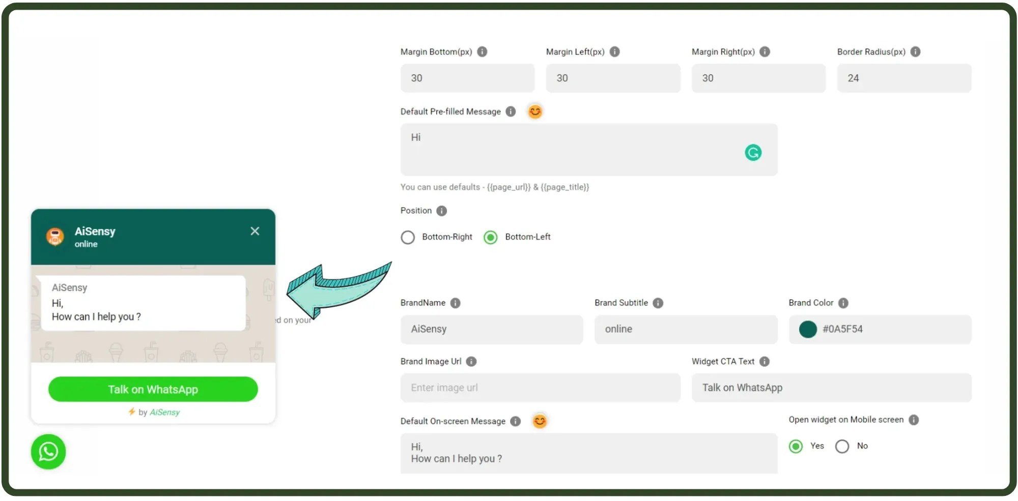 WhatsApp Button Position.webp